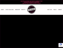 Tablet Screenshot of divadance.com